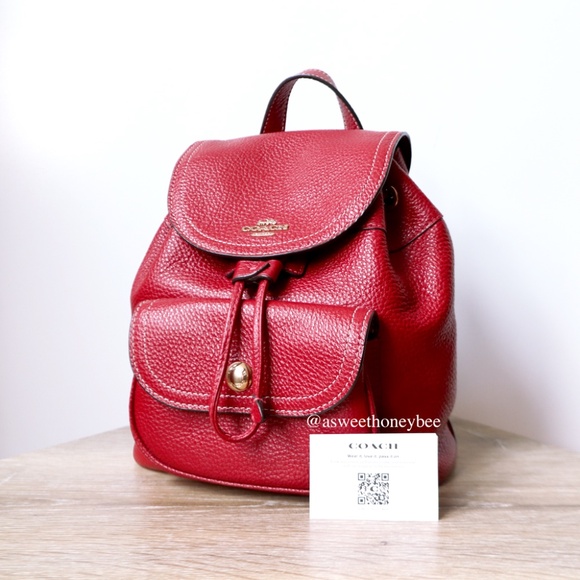 *NEW* COACH PENNIE BACKPACK 22 - 1941 RED - Picture 2 of 9